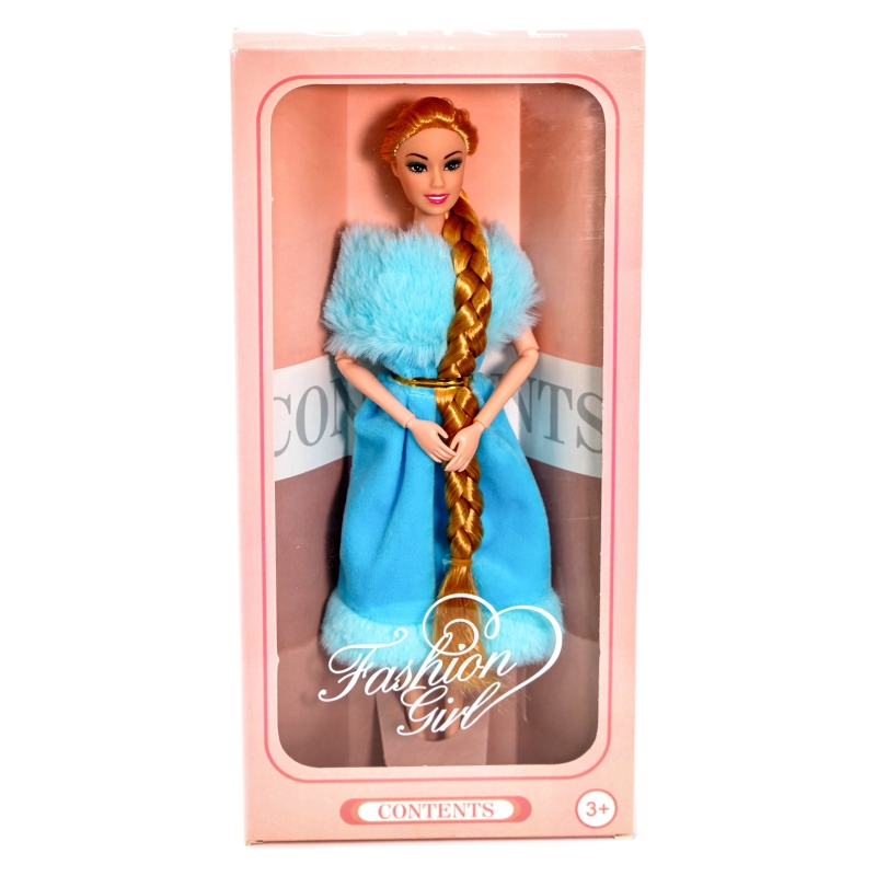 Տիկնիկ Fashion Girl AH-6437 Շորով Երկար Հյուսով 2